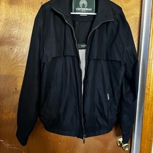 Weatherproof Men's Classic Black Windbreaker